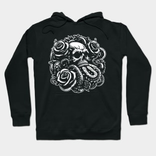 gothic skull kraken Hoodie